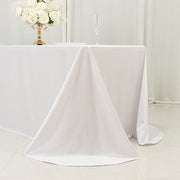 90" x 132" Fire Retardant Scuba Polyester Rectangle Tablecloth