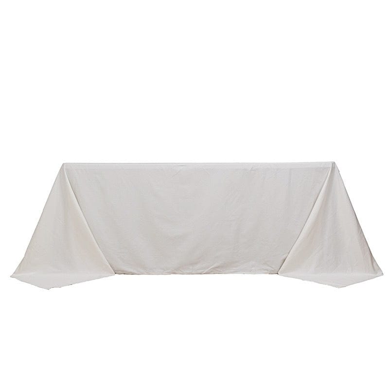 90" x 132" High Quality Cotton Rectangular Tablecloth
