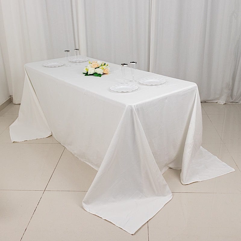 90" x 132" High Quality Cotton Rectangular Tablecloth