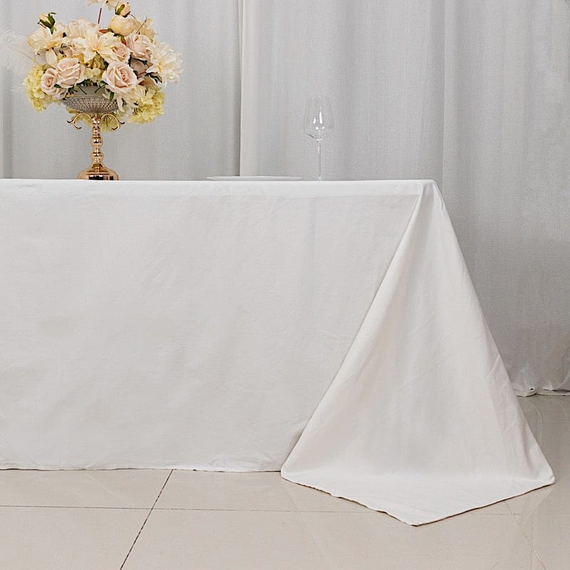 90" x 132" High Quality Cotton Rectangular Tablecloth