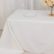 90" x 132" High Quality Cotton Rectangular Tablecloth