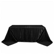 90" x 132" Jacquard Polyester Rectangular Tablecloth with Abstract Watercolor Pattern