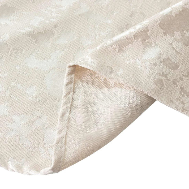 90" x 132" Jacquard Polyester Rectangular Tablecloth with Abstract Watercolor Pattern