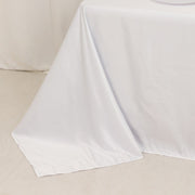 90" x 132" Lamour Satin Rectangular Tablecloth