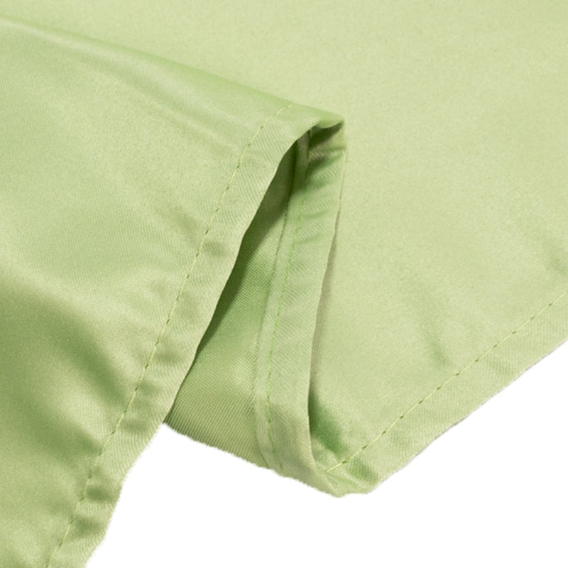 90" x 132" Lamour Satin Rectangular Tablecloth