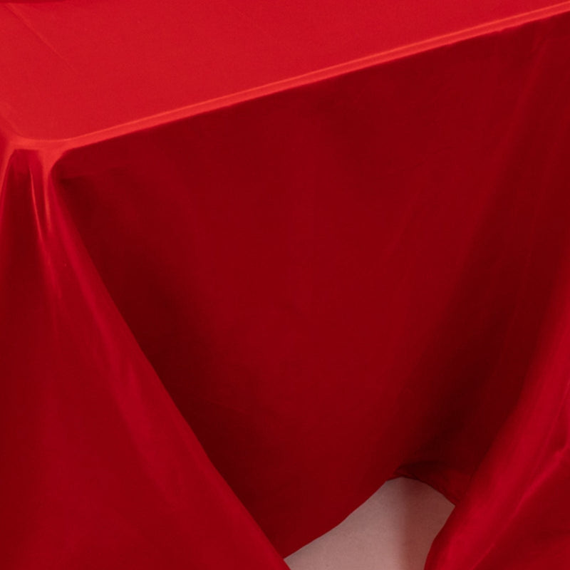 90" x 132" Lamour Satin Rectangular Tablecloth
