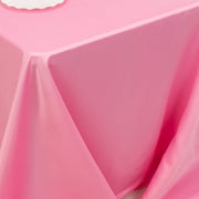 90" x 132" Lamour Satin Rectangular Tablecloth