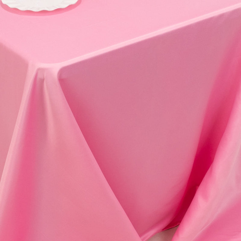 90" x 132" Lamour Satin Rectangular Tablecloth