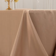 90" x 132" Lamour Satin Rectangular Tablecloth