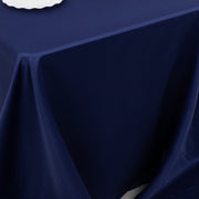 90" x 132" Lamour Satin Rectangular Tablecloth