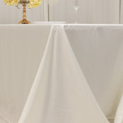 90" x 132" Lamour Satin Rectangular Tablecloth