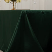 90" x 132" Lamour Satin Rectangular Tablecloth