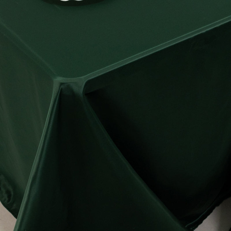 90" x 132" Lamour Satin Rectangular Tablecloth