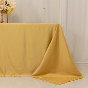 90" x 132" Lamour Satin Rectangular Tablecloth