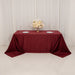 90" x 132" Lamour Satin Rectangular Tablecloth