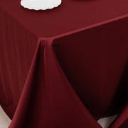 90" x 132" Lamour Satin Rectangular Tablecloth