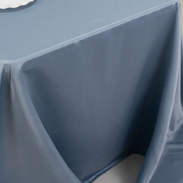 90" x 132" Lamour Satin Rectangular Tablecloth