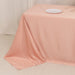 90" x 132" Lamour Satin Rectangular Tablecloth