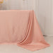 90" x 132" Lamour Satin Rectangular Tablecloth