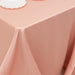 90" x 132" Lamour Satin Rectangular Tablecloth