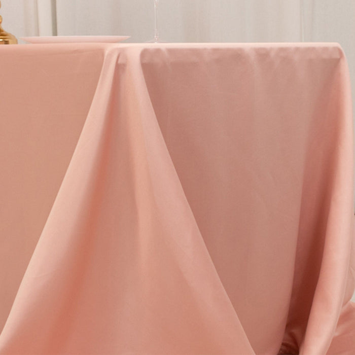 90" x 132" Lamour Satin Rectangular Tablecloth
