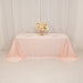 90" x 132" Lamour Satin Rectangular Tablecloth