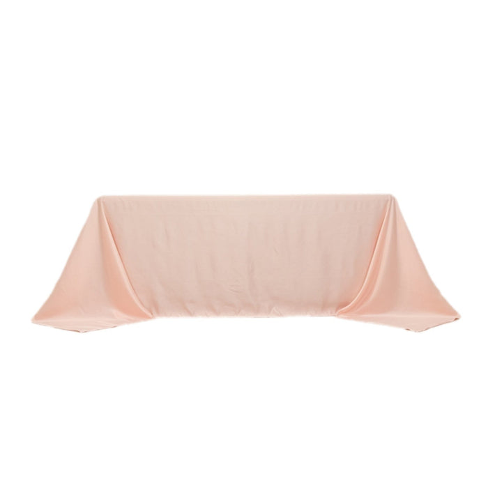 90" x 132" Lamour Satin Rectangular Tablecloth TAB_LAMR_90132_046