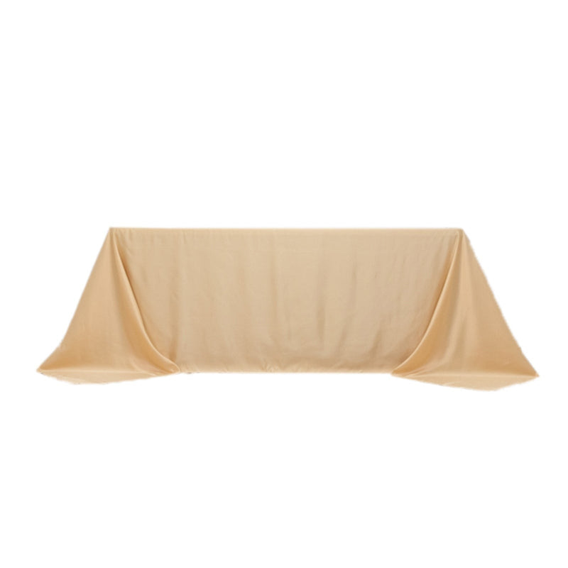 90" x 132" Lamour Satin Rectangular Tablecloth TAB_LAMR_90132_081