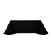90" x 132" Lamour Satin Rectangular Tablecloth TAB_LAMR_90132_BLK