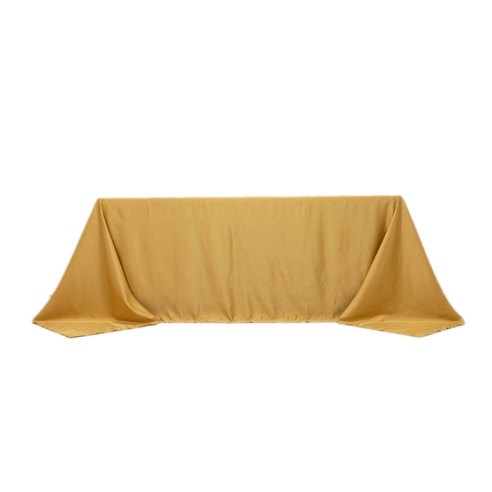 90" x 132" Lamour Satin Rectangular Tablecloth TAB_LAMR_90132_CHMP