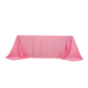90" x 132" Lamour Satin Rectangular Tablecloth TAB_LAMR_90132_PINK