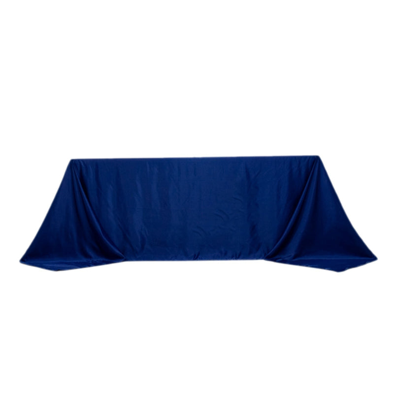 90" x 132" Lamour Satin Rectangular Tablecloth TAB_LAMR_90132_ROY