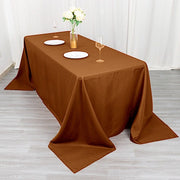 90" x 132" Polyester Rectangular Tablecloth