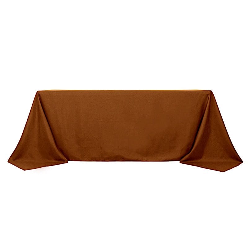 90" x 132" Polyester Rectangular Tablecloth