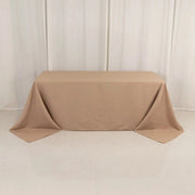 90" x 132" Premium Polyester Rectangular Tablecloth