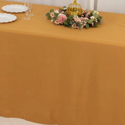 90" x 132" Premium Polyester Rectangular Tablecloth