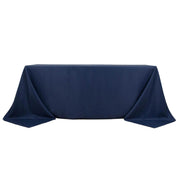 90" x 132" Premium Polyester Rectangular Tablecloth