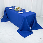 90" x 132" Premium Polyester Rectangular Tablecloth