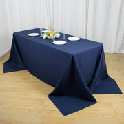 90" x 132" Premium Polyester Rectangular Tablecloth