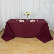 90" x 132" Premium Polyester Rectangular Tablecloth