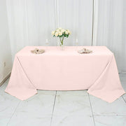 90" x 132" Premium Polyester Rectangular Tablecloth