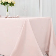 90" x 132" Premium Polyester Rectangular Tablecloth