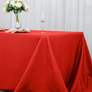 90" x 132" Premium Polyester Rectangular Tablecloth