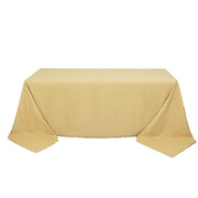 90" x 132" Premium Polyester Rectangular Tablecloth TAB_90132_CHMP_PRM