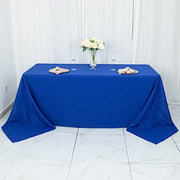 90" x 132" Premium Polyester Rectangular Tablecloth TAB_90132_ROY_PRM