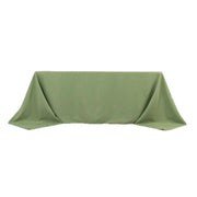90" x 132" Premium Polyester Rectangular Tablecloth TAB_90132_SAGE_PRM