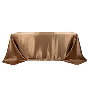 90" x 132" Satin Rectangular Tablecloth