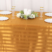 90" x 132" Satin Stripe Seamless Rectangular Tablecloth