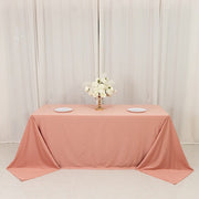 90" x 132" Scuba Polyester Rectangular Tablecloth