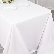 90" x 132" Scuba Polyester Rectangular Tablecloth